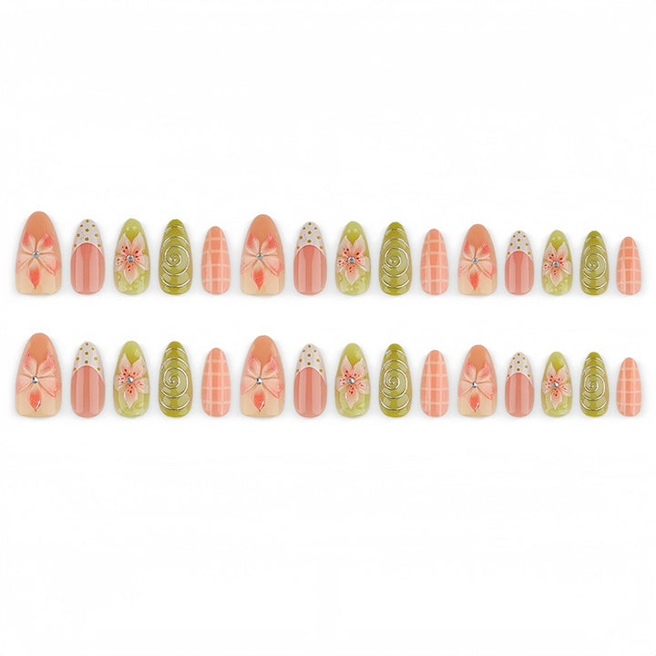 Creative Flower Nail Design Kalsten