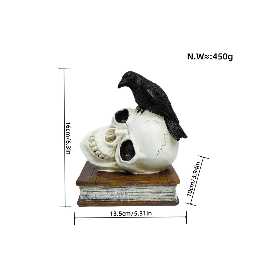 Stylish skeleton figure with top hat and black rose Kalsten