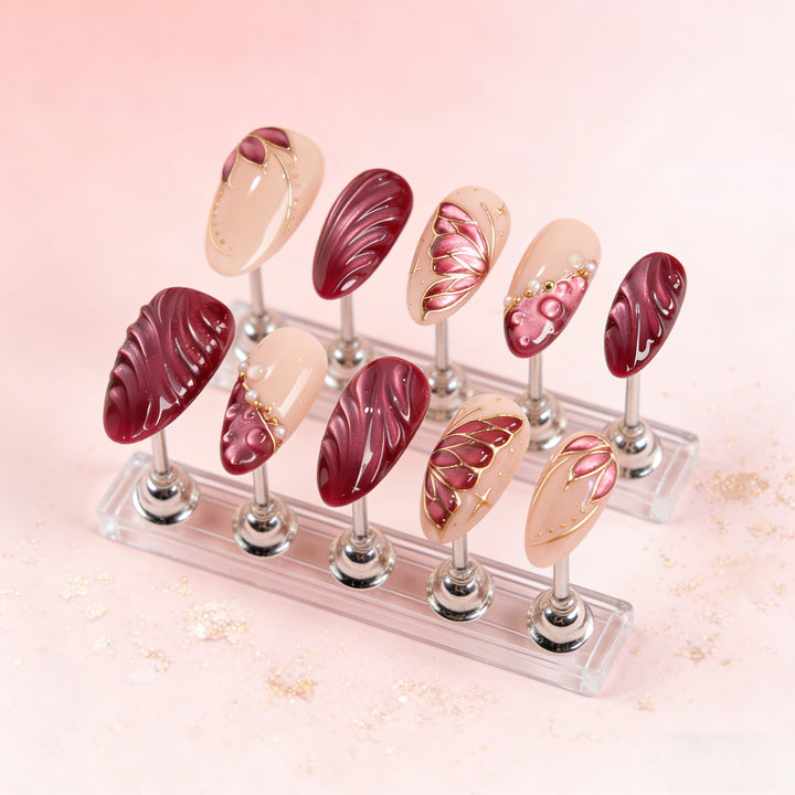 Decorative Press-On Nail Enhancements Kalsten 1789915539