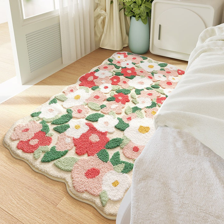 Botanical Leaf Bath Mat Kalsten