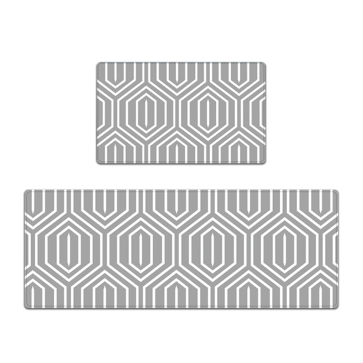 Artistic Geometric Pattern Area Mat Set Kalsten