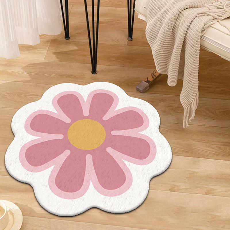 Educational Alphabet Round Rug