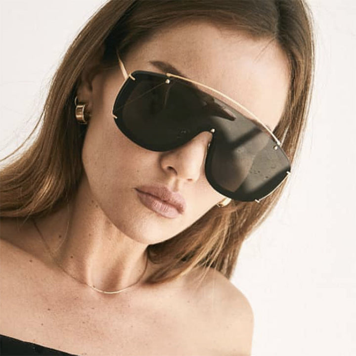 Ladies futuristic oversized sunglasses Kalsten