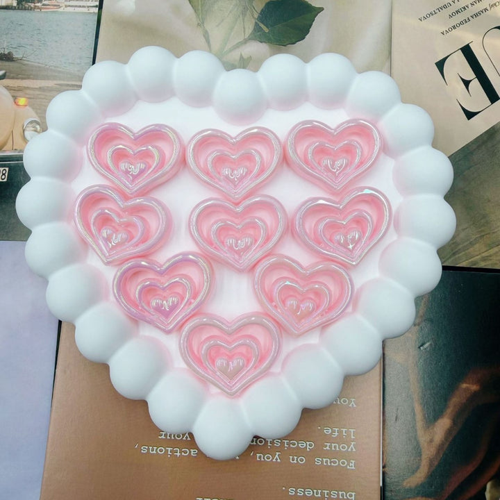 Decorative Heart-Shaped Resin Candle Holder kalsten