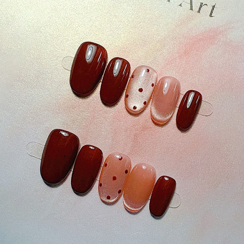 French Tip Press-On Nail Set Kalsten