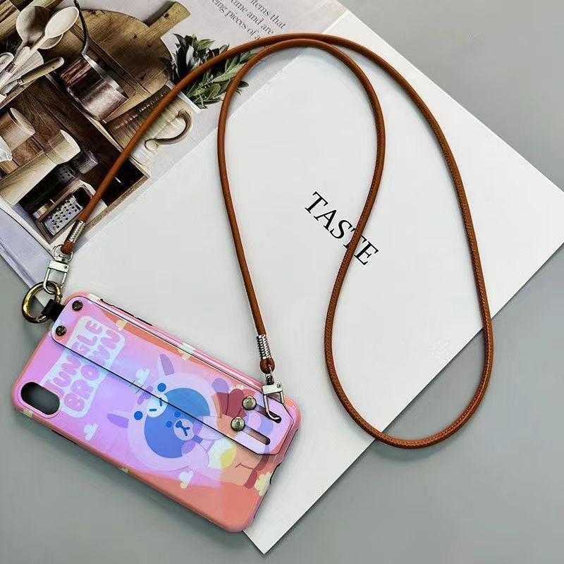 Durable Leather Double Strap Lanyard Kalsten
