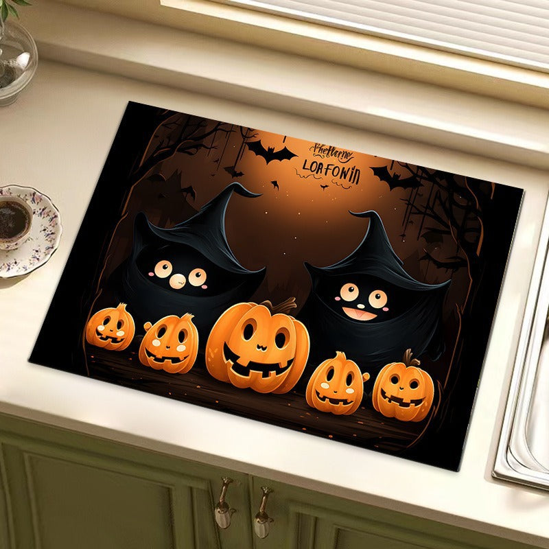 Halloween-Themed Decorative Kitchen Mat Kalsten