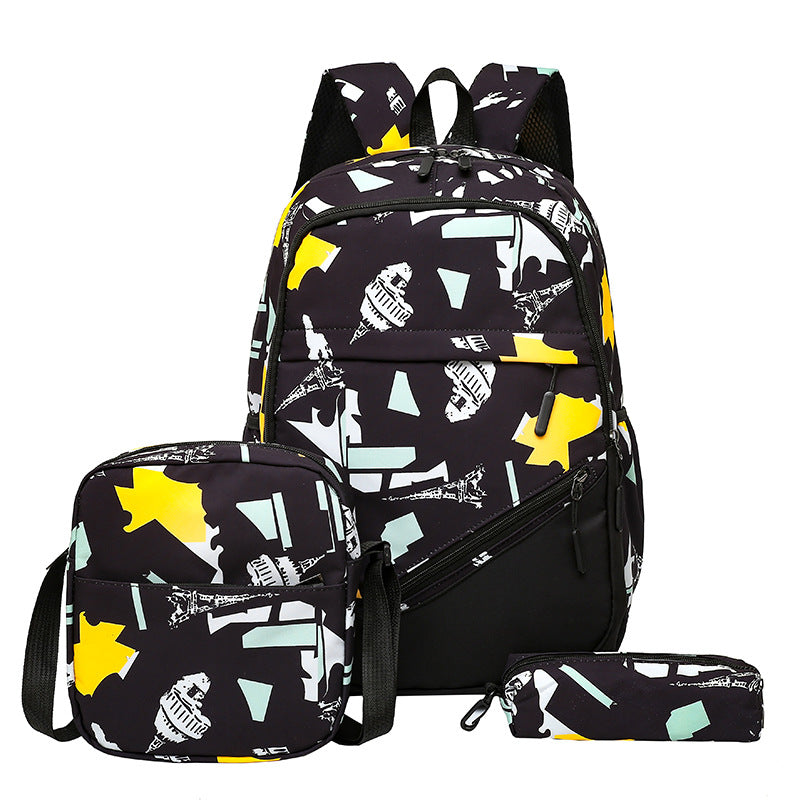 School backpack with multiple compartments and matching accessories Kalsten