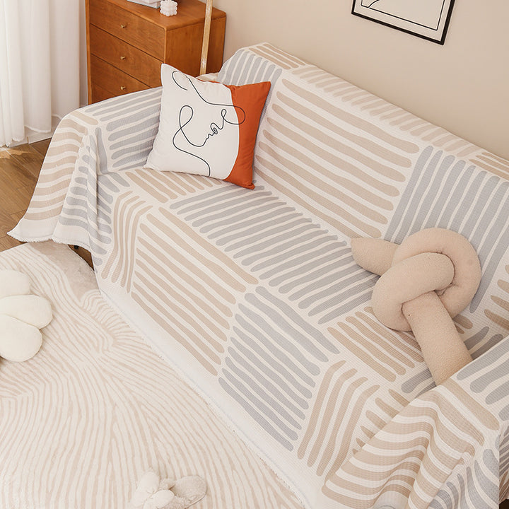 Soft Plush Bunny Pattern Throw Blanket
