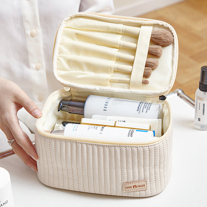 Elegant Quilted Makeup Storage Case Kalsten