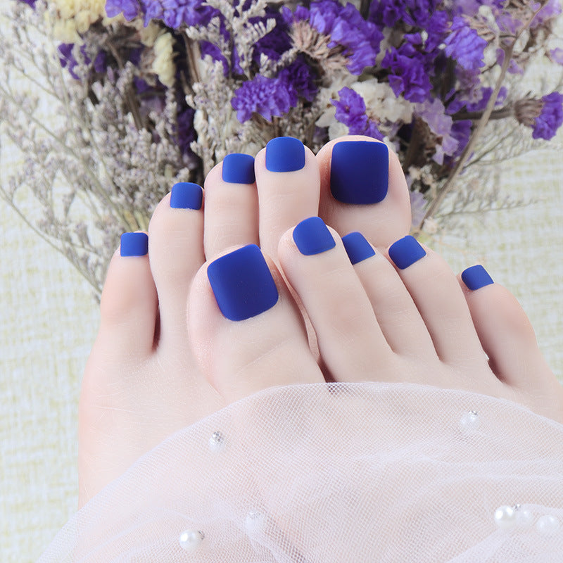 Elegant Square Toe Press-On Toenails Kalsten