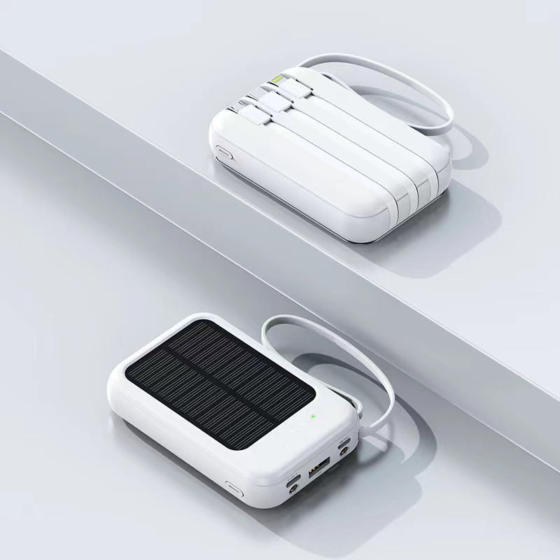 Solar-powered power bank with high capacity and multifunctional connections Kalsten