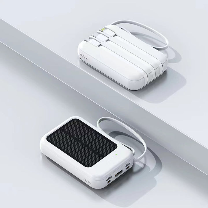 Solar-powered power bank with high capacity and multifunctional connections Kalsten