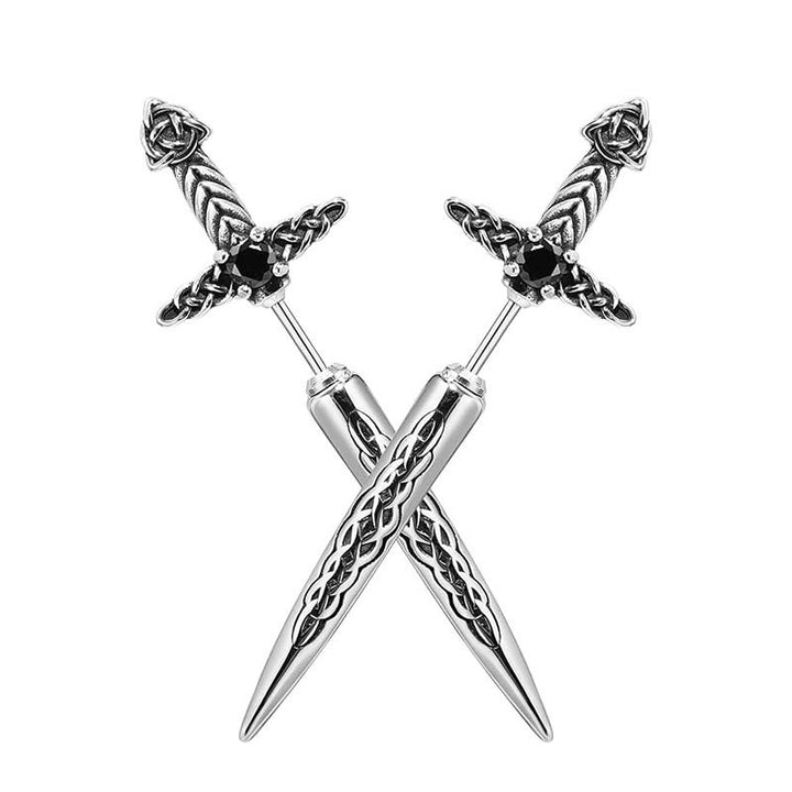 Gothic Sword-Shaped Earrings Kalsten