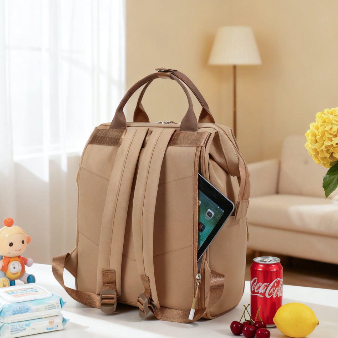 Cute Character Multi-Pocket Diaper Backpack Kalsten