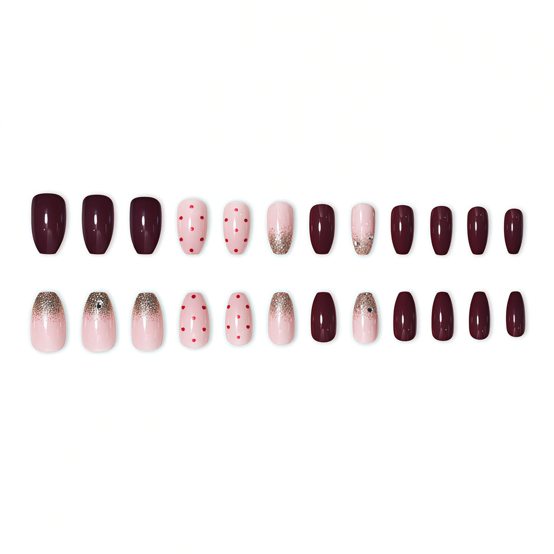Heart-Themed Nail Art Extensions Kalsten