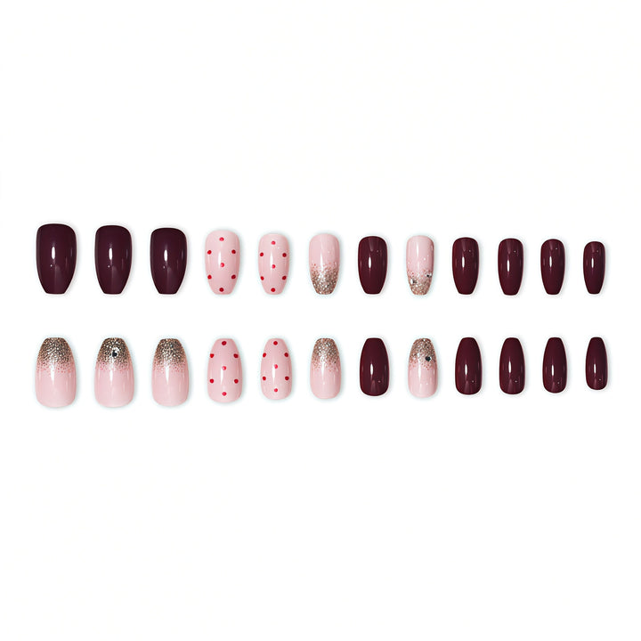 Heart-Themed Nail Art Extensions Kalsten