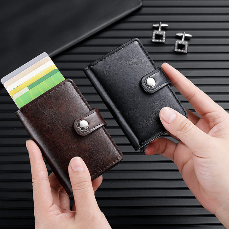 Minimalist Leather RFID Blocking Wallet