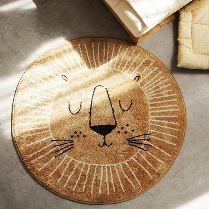 Playful Circular Area Rug
