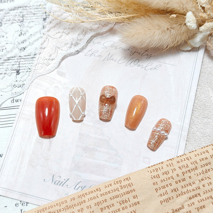 Elegant Artificial Nail Design Kalsten