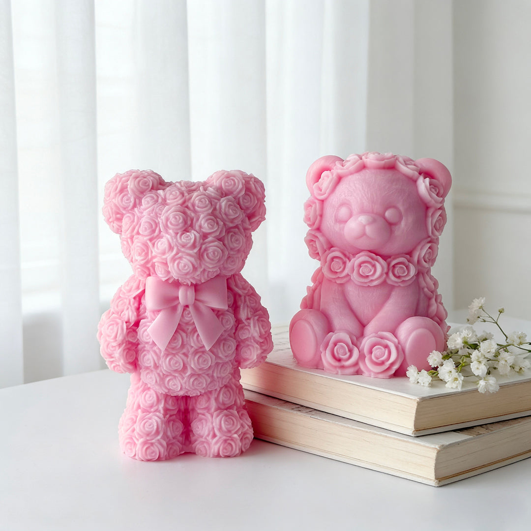 Teddy Bear Shaped Decorative Candle
