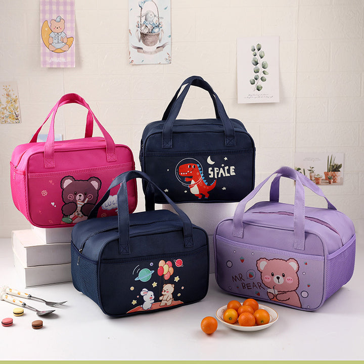 Cute Bear-Themed Insulated Lunch Bag Kalsten
