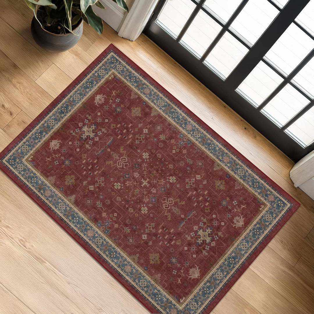 Vintage-Inspired Paisley Area Rug