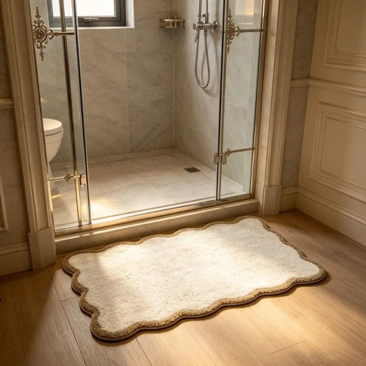 Geometric Pattern Soft Bath Mat