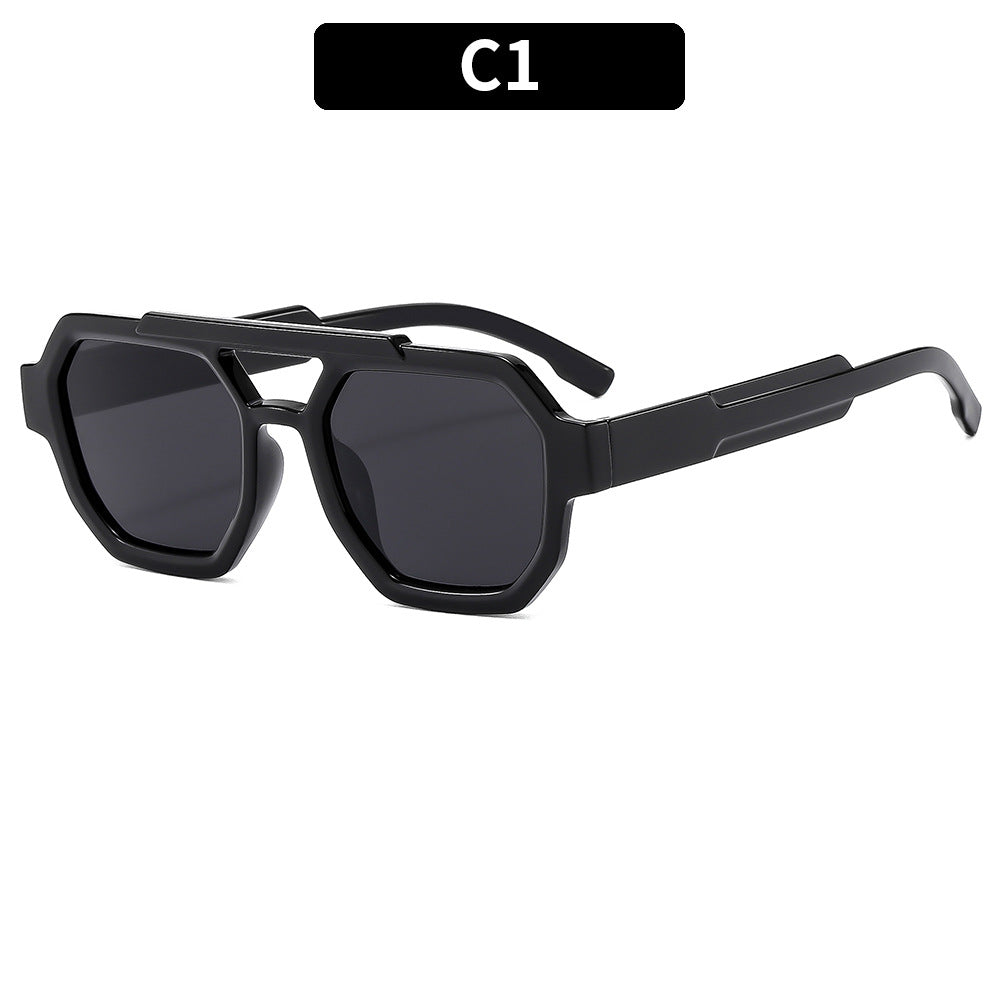 Geometric Shield Sunglasses  1787663917