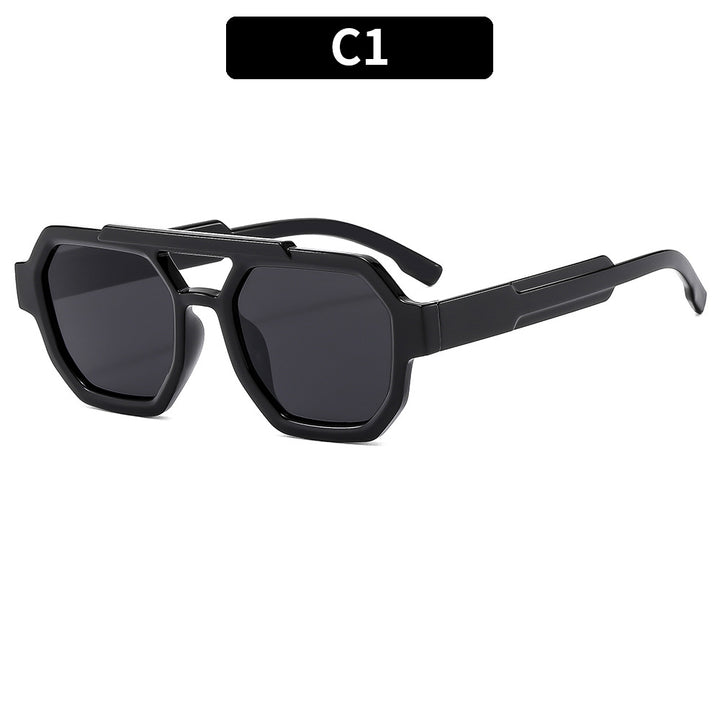 Geometric Shield Sunglasses  1787663917