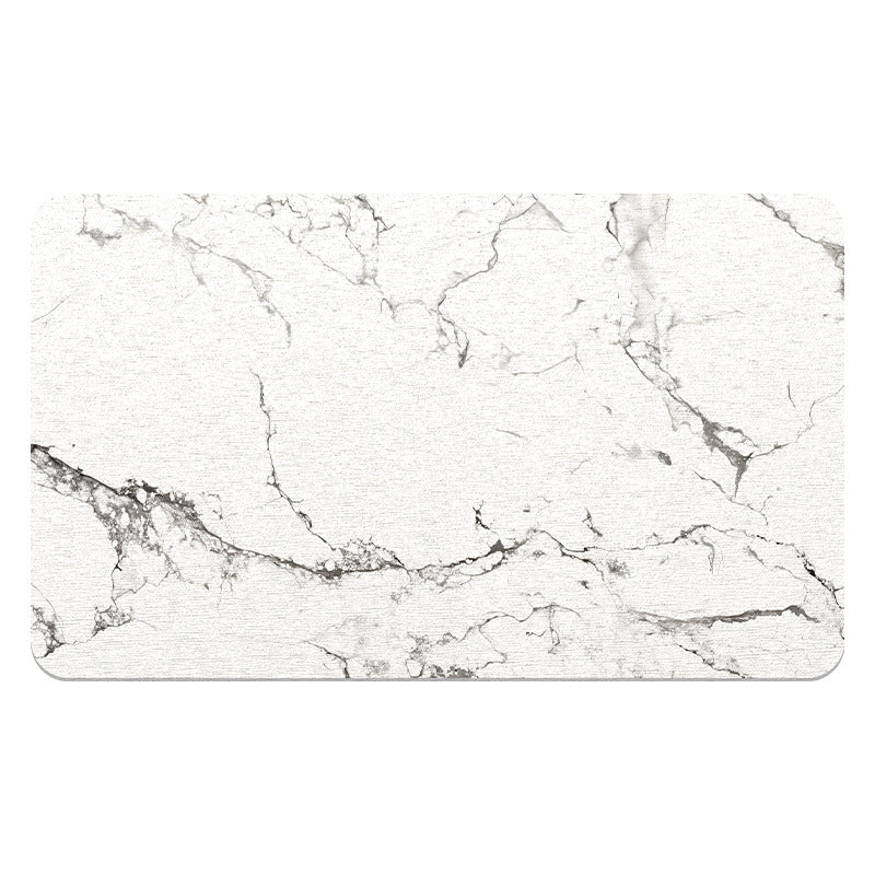 Marble Design Bath Mat Kalsten