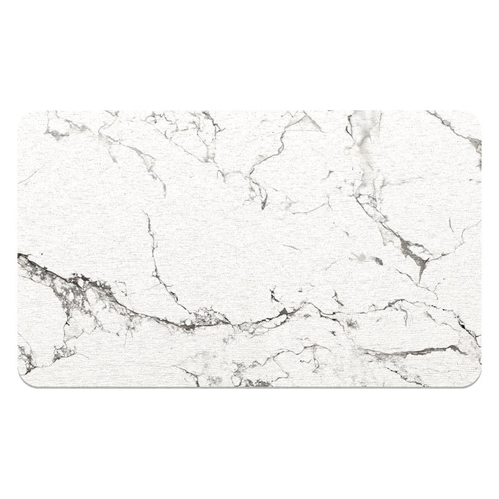 Marble Design Bath Mat Kalsten