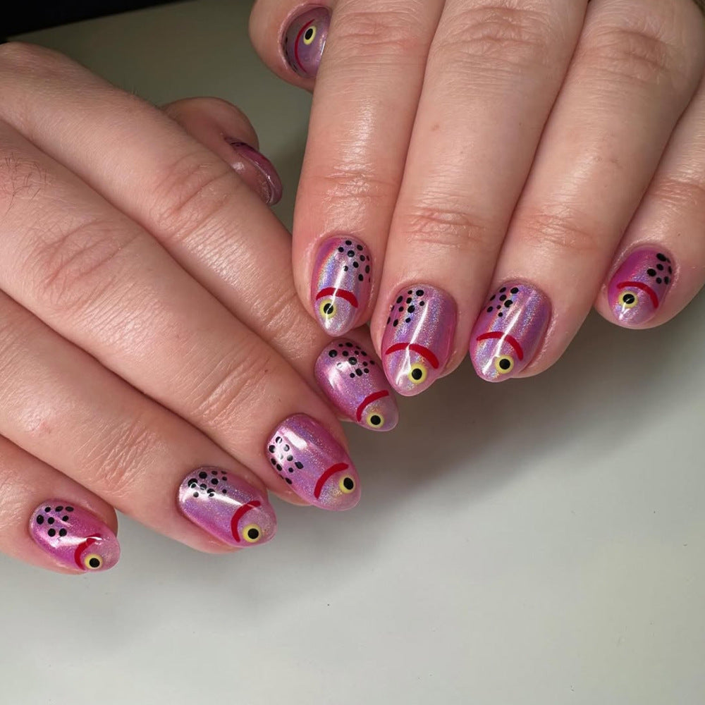 Creative Fish-Themed Press-On Nails Kalsten