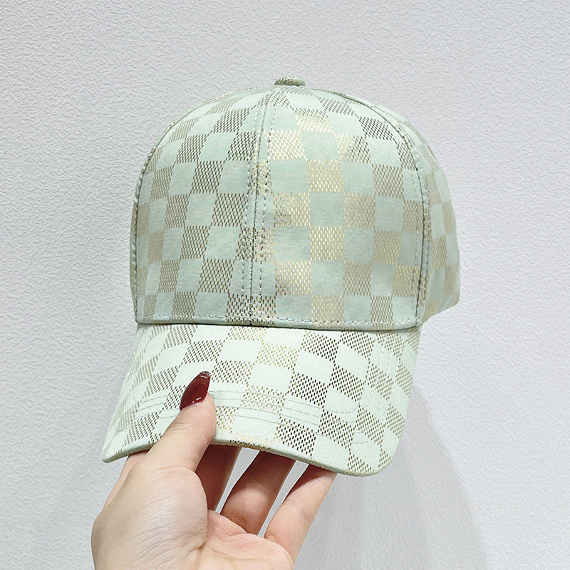 Women's Mesh Checkered Baseball Cap Kalsten
