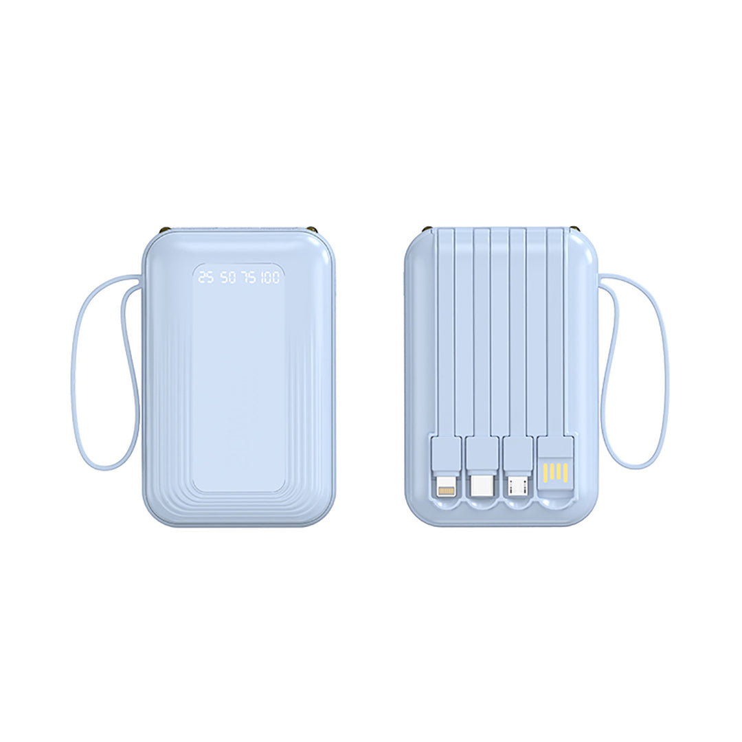 Multifunctional Power Bank with Integrated Cable System Kalsten
