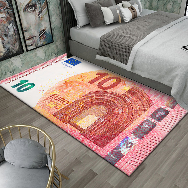 Decorative Euro Banknote Carpet