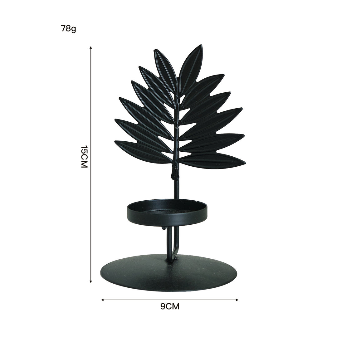Leaf-shaped Candle Holder