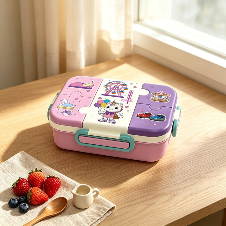 Sport-Themed Multi-Compartment Lunch Box