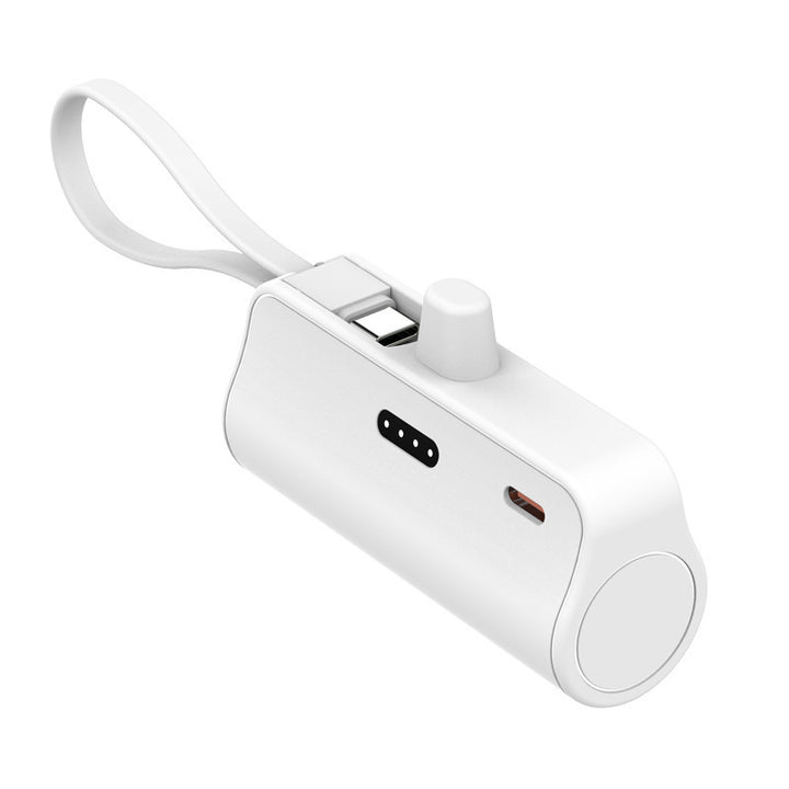 Portable power bank with integrated charging cable and compact design Kalsten