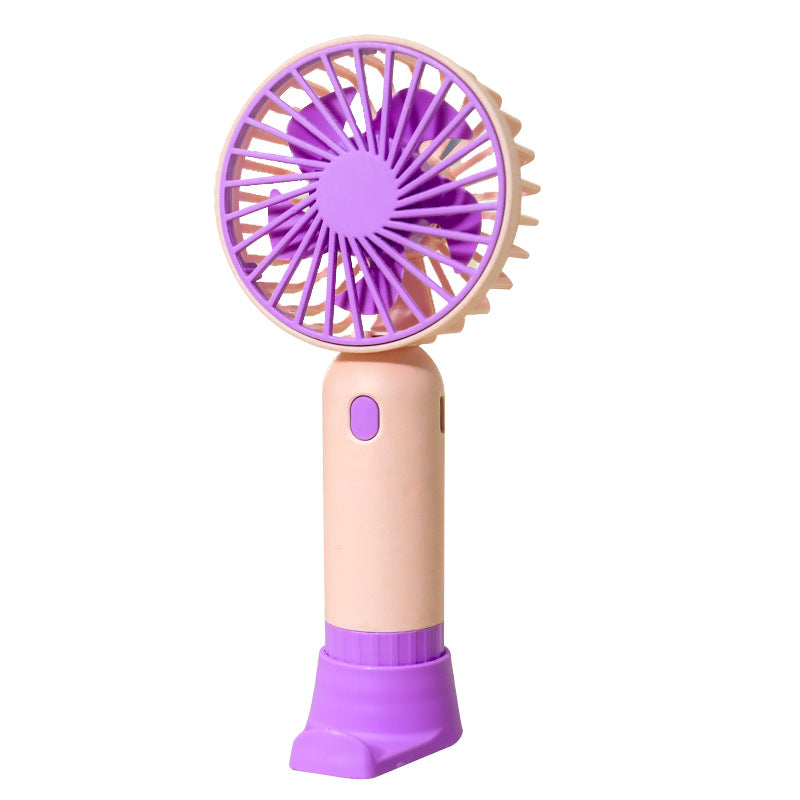 Women's Portable Hand Fan with USB Charging Station Kalsten