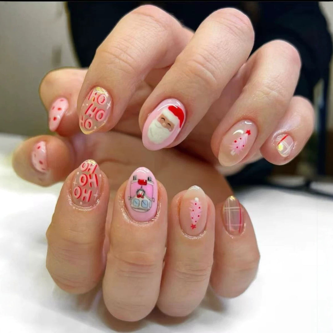 Creative Nail Art Set with Christmas Designs Kalsten