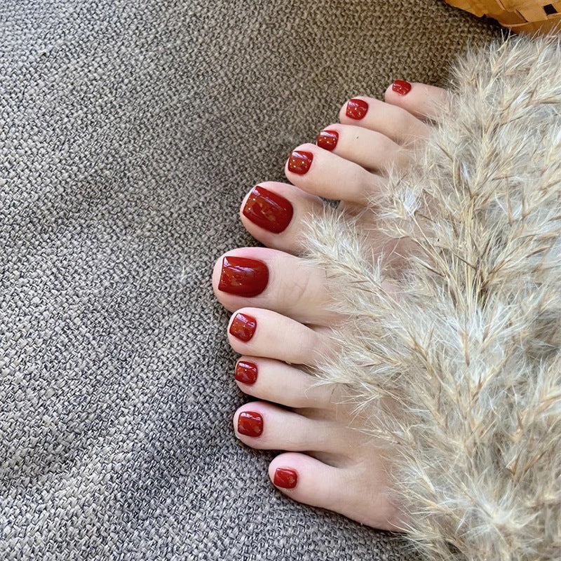 Sparkling Gel Toe Nail Art Kalsten