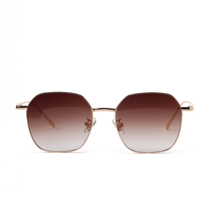 Women geometric sunglasses with modern metal frame Kalsten