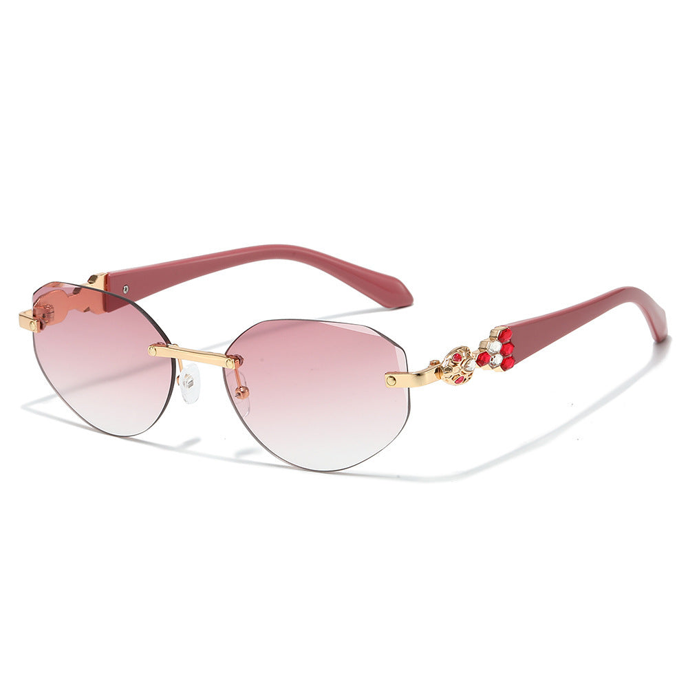 Decorative Oversized Shield Sunglasses Kalsten