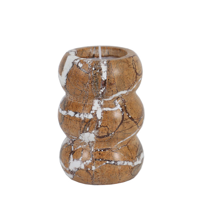 Artistic Stone Candle Holder