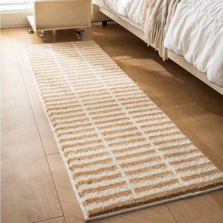 Soft Plush Checkerboard Runner Mat