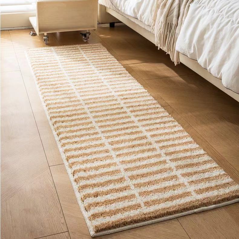 Soft Plush Checkerboard Runner Mat