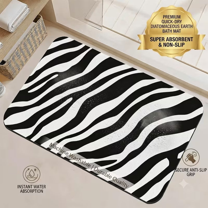 Quick-Dry Diatomaceous Earth Bath Mat Kalsten