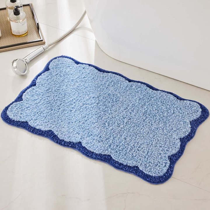 Cloud-Shaped Soft Bath Mat