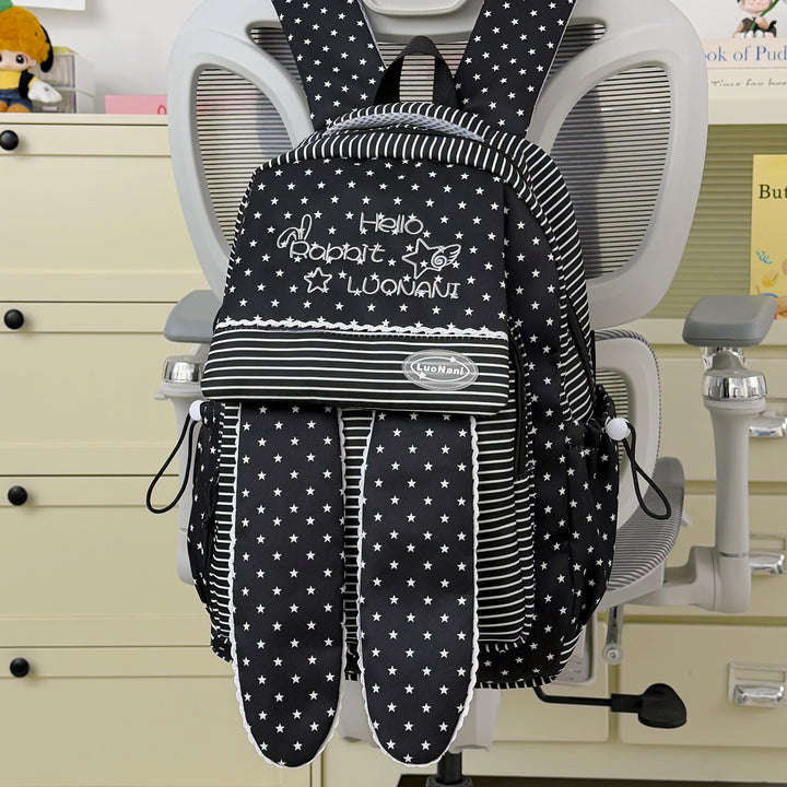 Cute Bunny Ear Patterned Backpack Kalsten